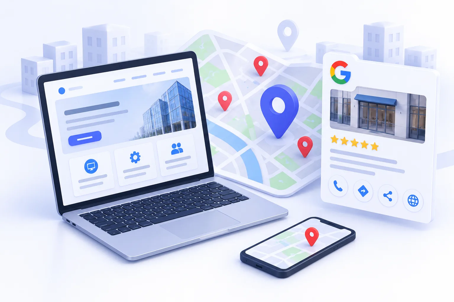 Google Business Profile : pourquoi votre site vitrine ne suffit pas pour être visible localement